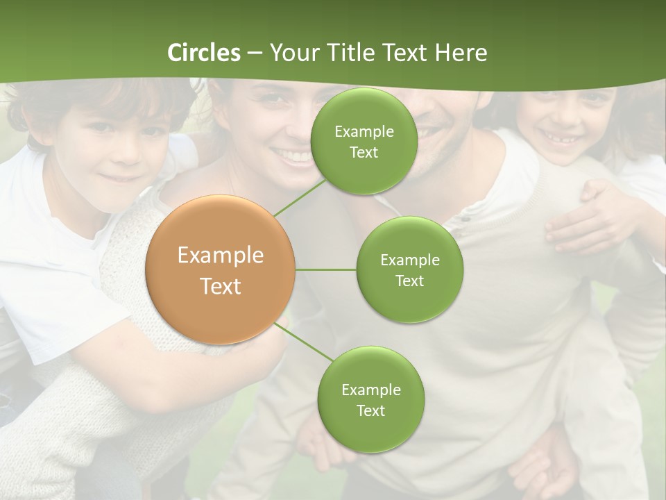 A Group Of People Are Posing For A Picture PowerPoint Template