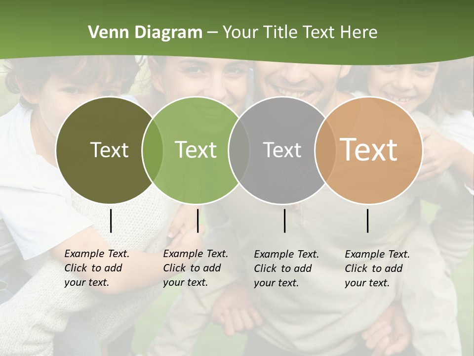 A Group Of People Are Posing For A Picture PowerPoint Template