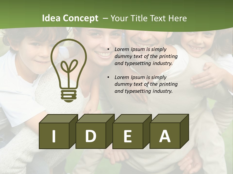 A Group Of People Are Posing For A Picture PowerPoint Template