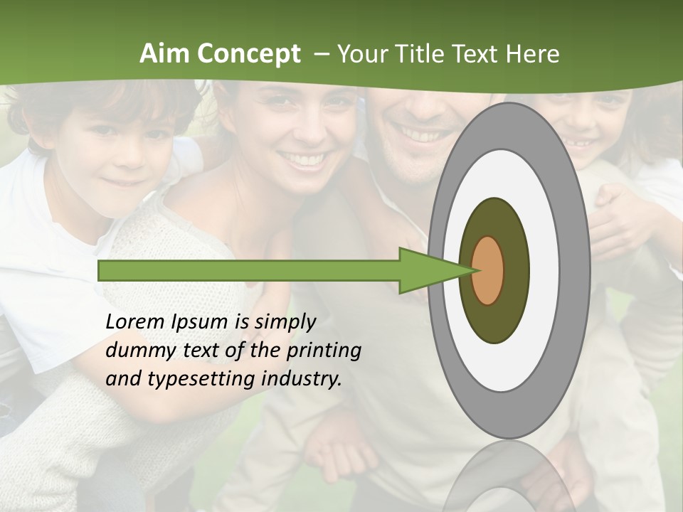 A Group Of People Are Posing For A Picture PowerPoint Template