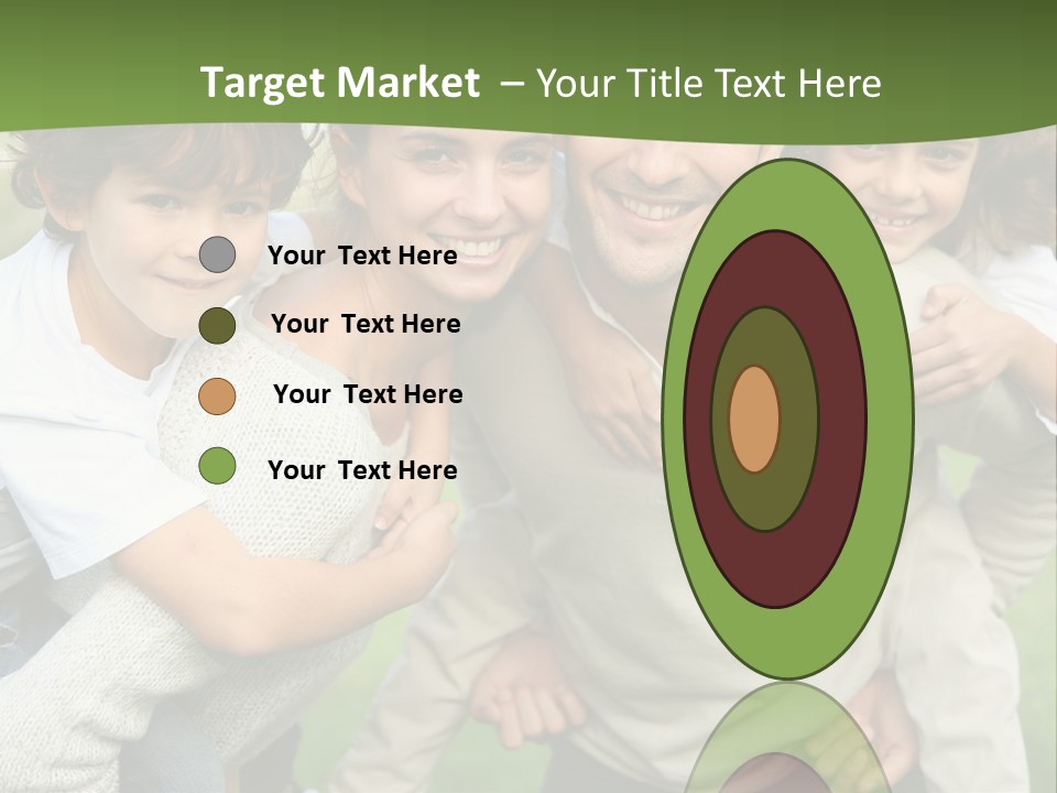 A Group Of People Are Posing For A Picture PowerPoint Template