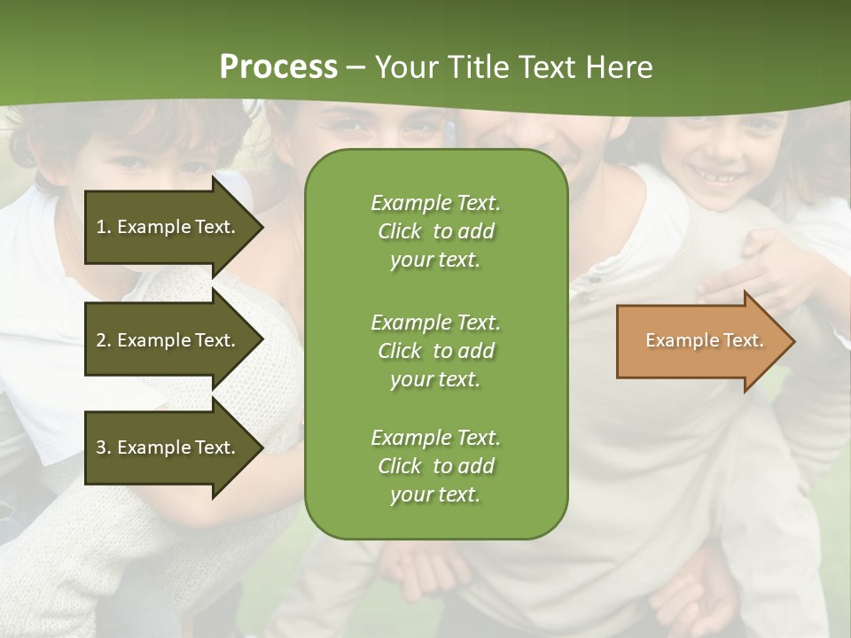 A Group Of People Are Posing For A Picture PowerPoint Template