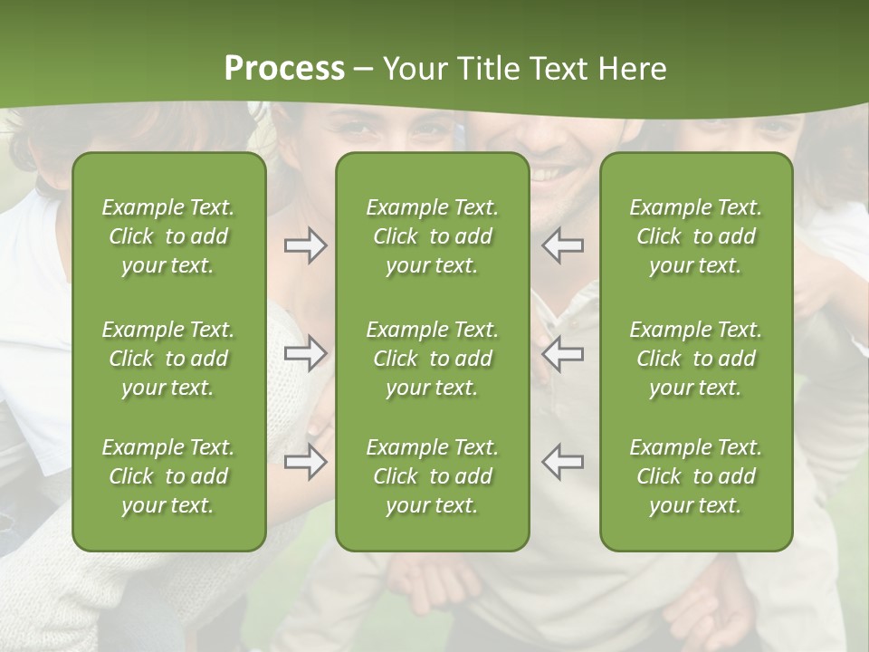 A Group Of People Are Posing For A Picture PowerPoint Template