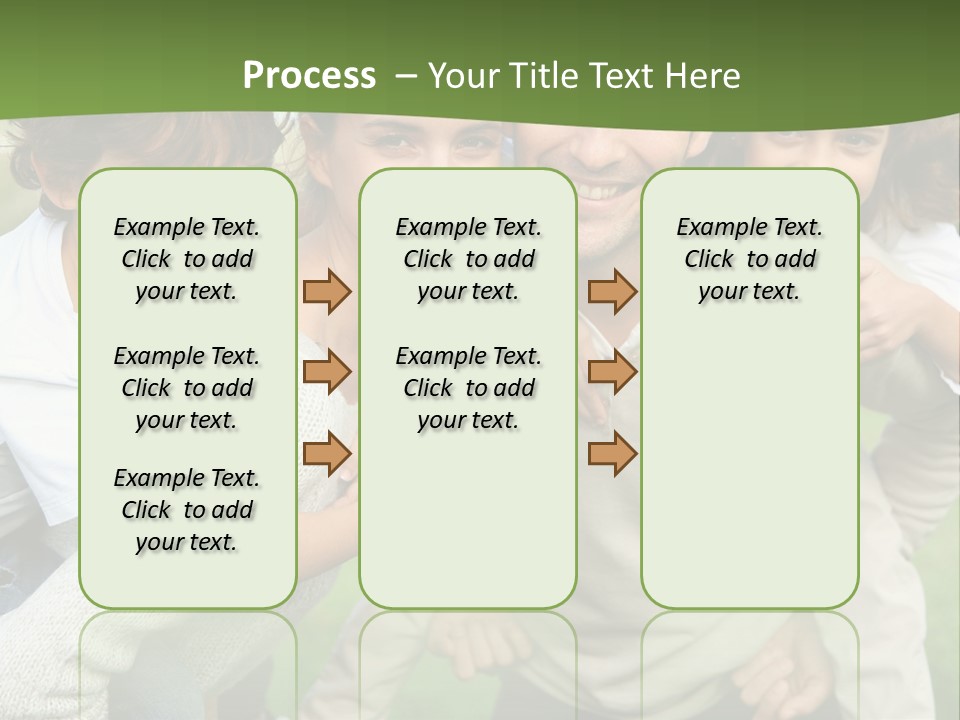 A Group Of People Are Posing For A Picture PowerPoint Template