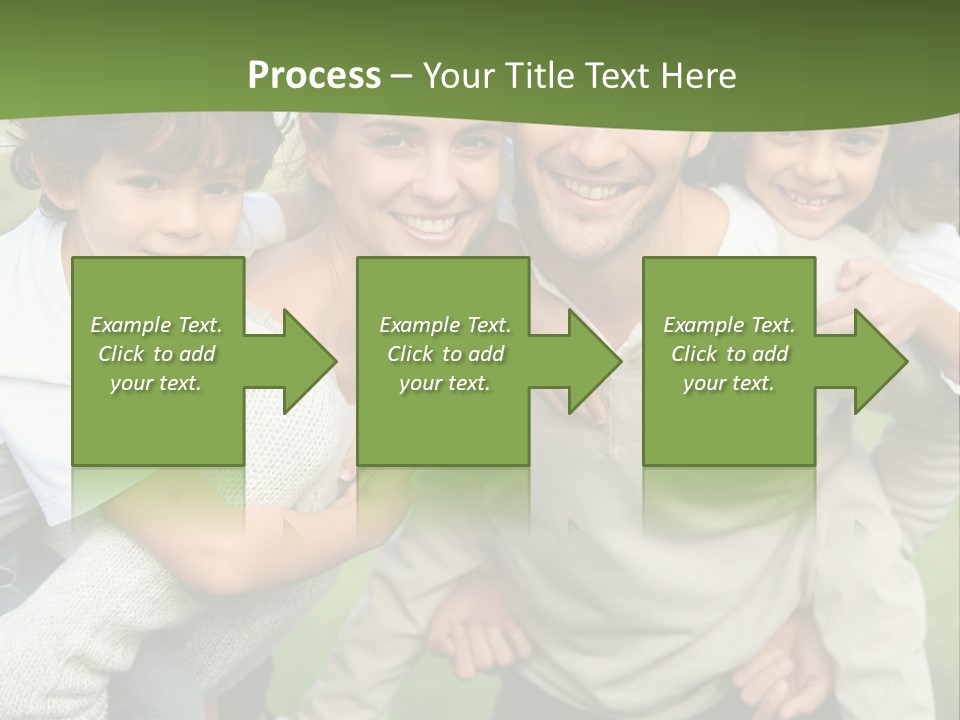 A Group Of People Are Posing For A Picture PowerPoint Template