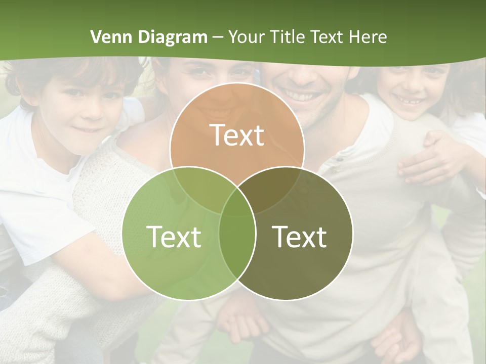 A Group Of People Are Posing For A Picture PowerPoint Template