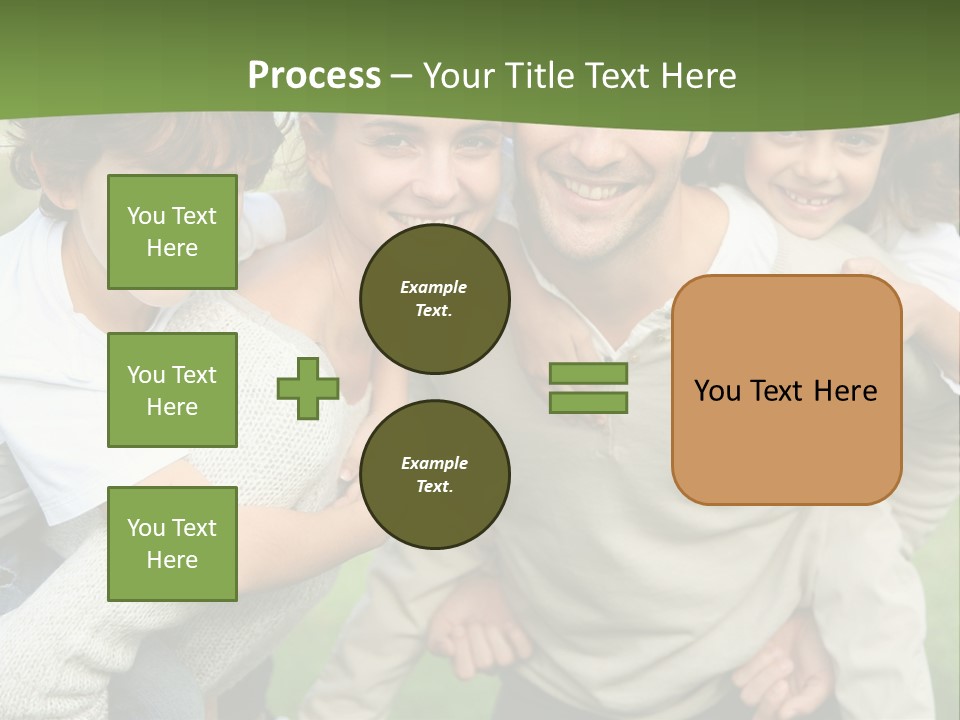 A Group Of People Are Posing For A Picture PowerPoint Template