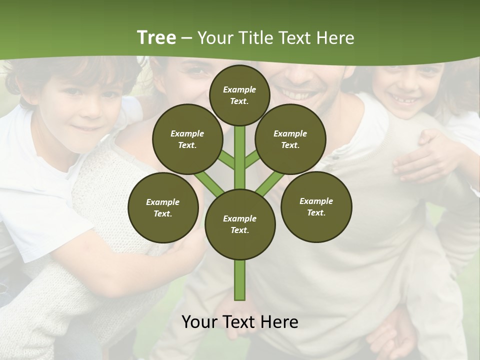 A Group Of People Are Posing For A Picture PowerPoint Template