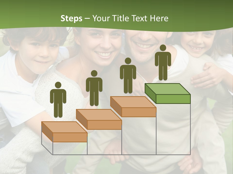 A Group Of People Are Posing For A Picture PowerPoint Template