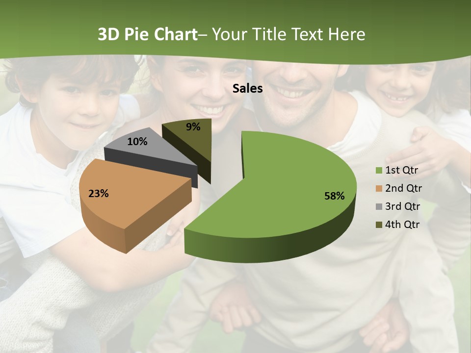 A Group Of People Are Posing For A Picture PowerPoint Template
