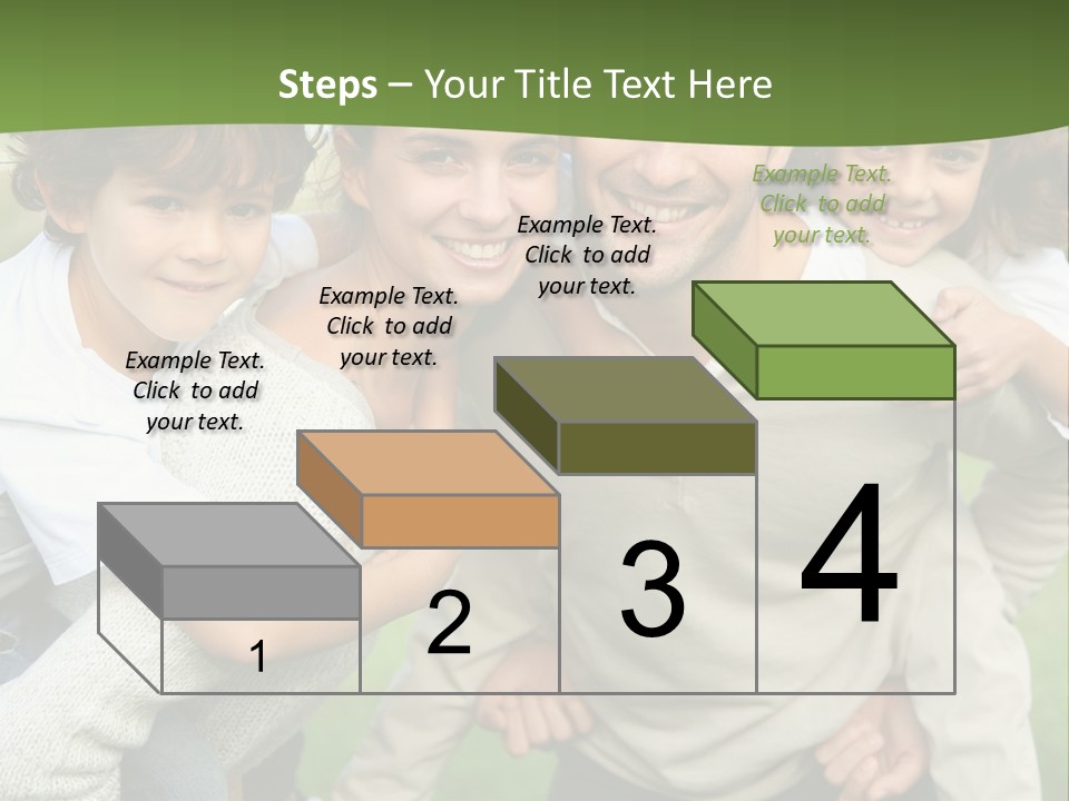 A Group Of People Are Posing For A Picture PowerPoint Template