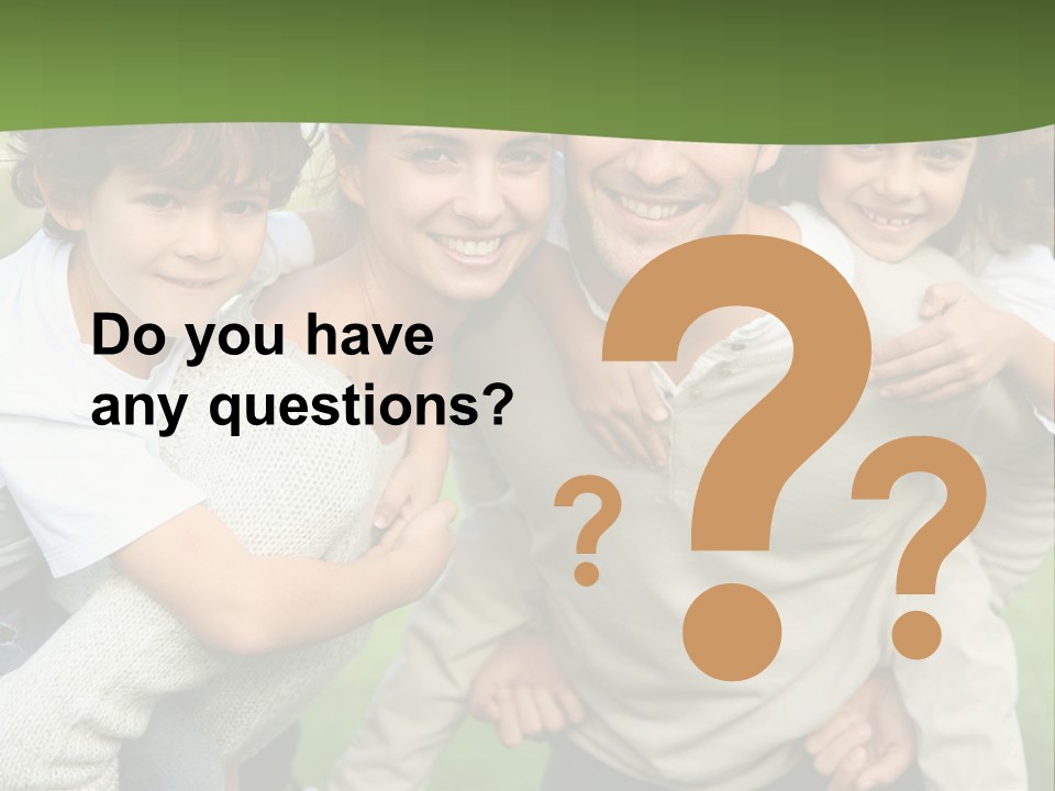 A Group Of People Are Posing For A Picture PowerPoint Template