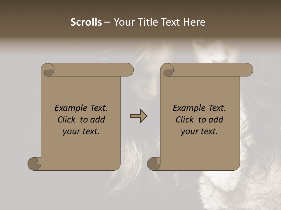 Two Young Women Are Looking At Something On The Screen PowerPoint Template