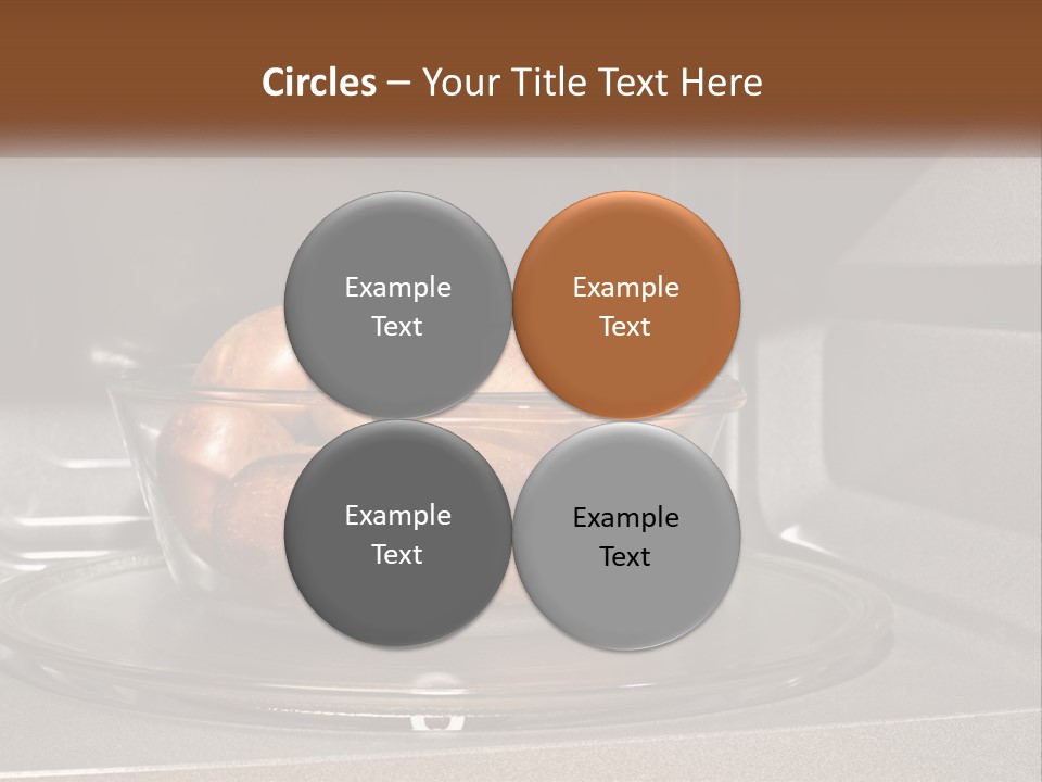 A Glass Bowl Filled With Apples On Top Of A Stove PowerPoint Template