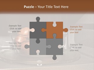 A Glass Bowl Filled With Apples On Top Of A Stove PowerPoint Template
