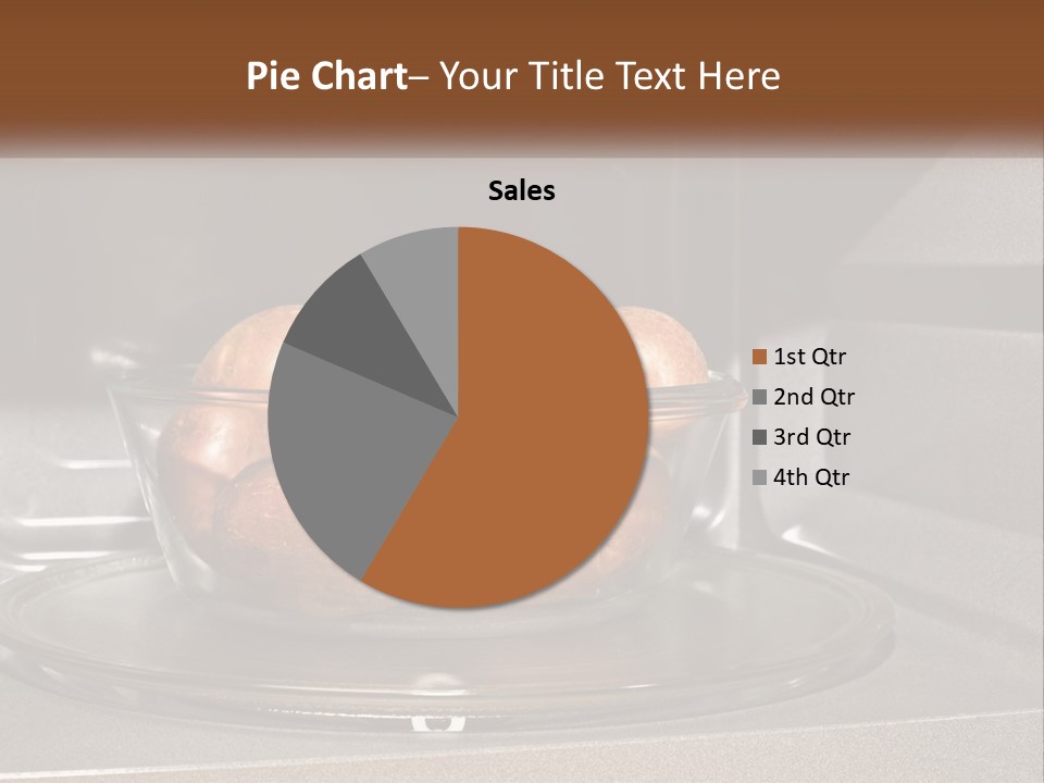 A Glass Bowl Filled With Apples On Top Of A Stove PowerPoint Template