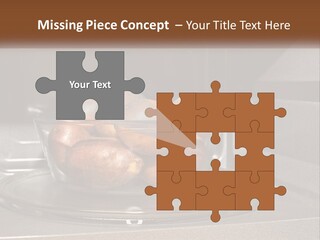 A Glass Bowl Filled With Apples On Top Of A Stove PowerPoint Template