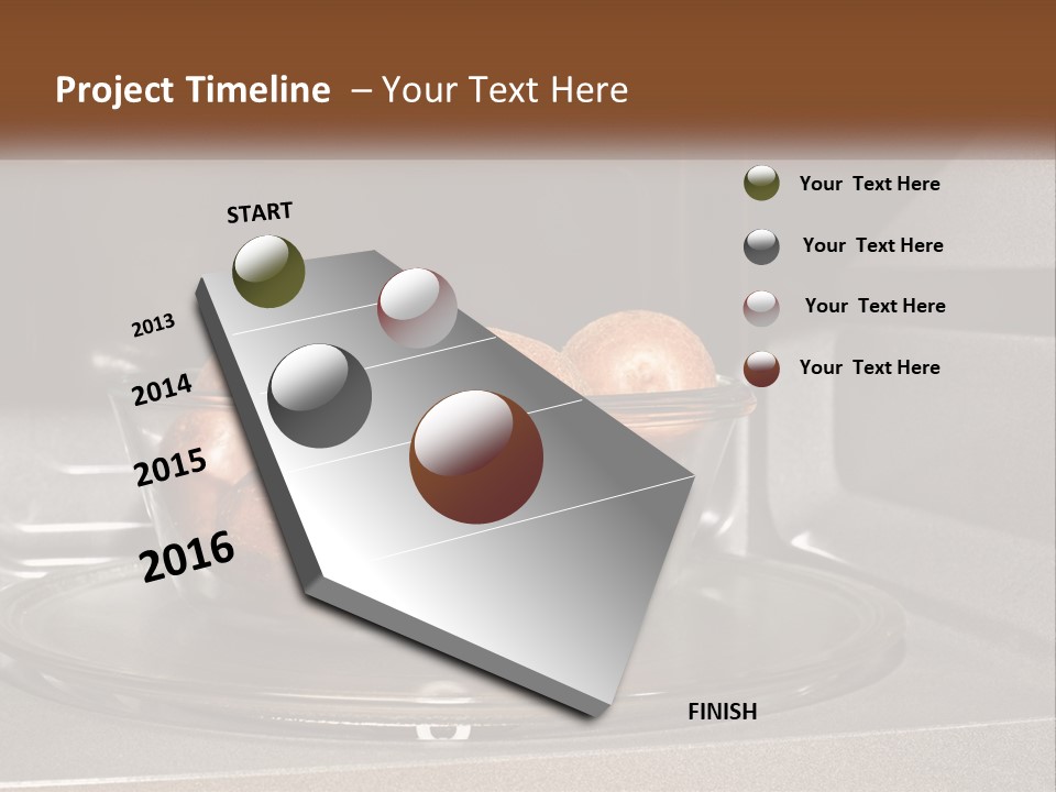 A Glass Bowl Filled With Apples On Top Of A Stove PowerPoint Template