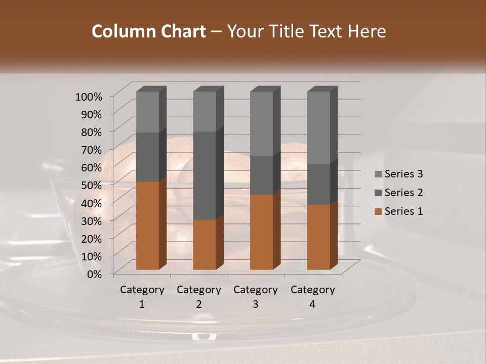 A Glass Bowl Filled With Apples On Top Of A Stove PowerPoint Template