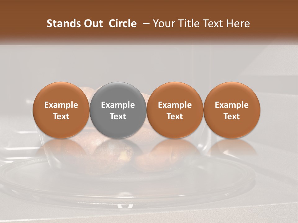 A Glass Bowl Filled With Apples On Top Of A Stove PowerPoint Template