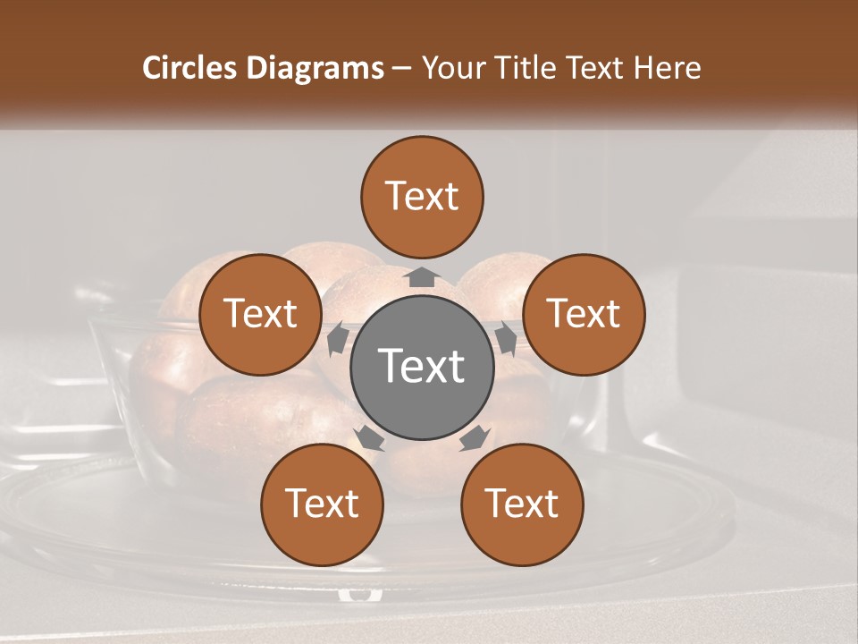 A Glass Bowl Filled With Apples On Top Of A Stove PowerPoint Template