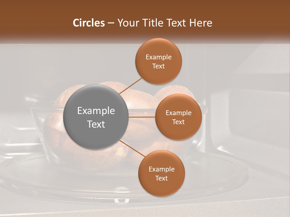 A Glass Bowl Filled With Apples On Top Of A Stove PowerPoint Template