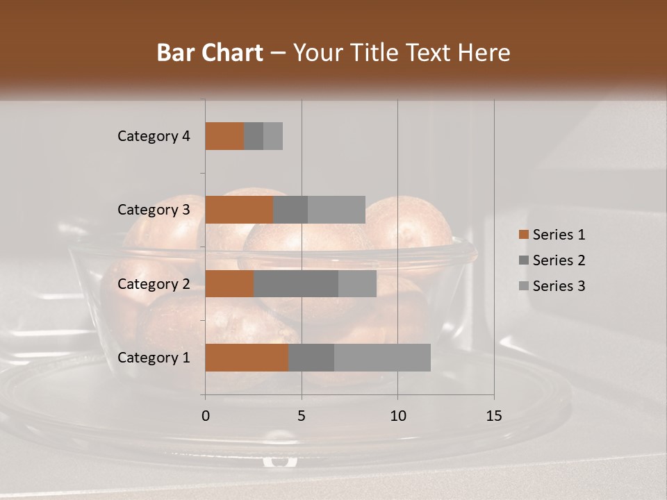 A Glass Bowl Filled With Apples On Top Of A Stove PowerPoint Template
