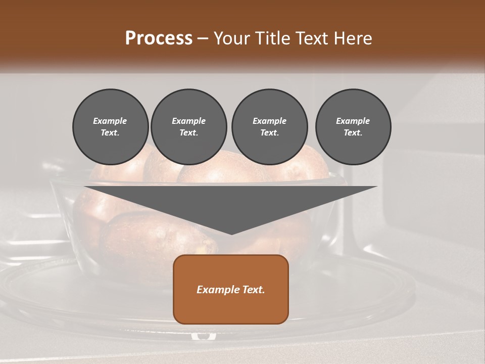 A Glass Bowl Filled With Apples On Top Of A Stove PowerPoint Template