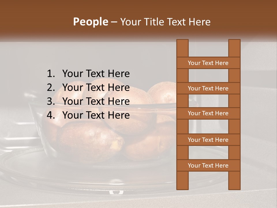 A Glass Bowl Filled With Apples On Top Of A Stove PowerPoint Template