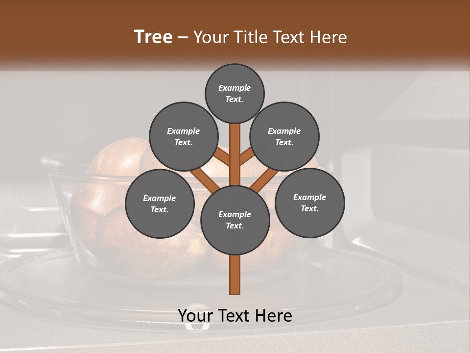 A Glass Bowl Filled With Apples On Top Of A Stove PowerPoint Template