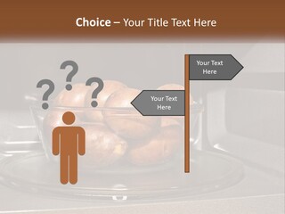 A Glass Bowl Filled With Apples On Top Of A Stove PowerPoint Template