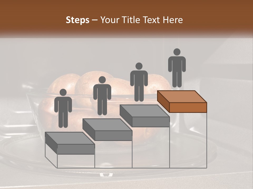 A Glass Bowl Filled With Apples On Top Of A Stove PowerPoint Template