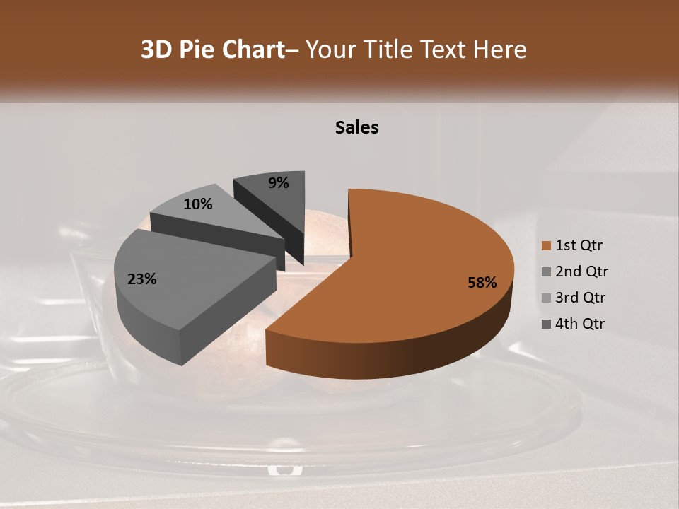A Glass Bowl Filled With Apples On Top Of A Stove PowerPoint Template