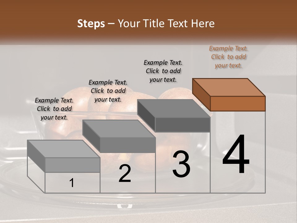 A Glass Bowl Filled With Apples On Top Of A Stove PowerPoint Template
