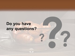 A Glass Bowl Filled With Apples On Top Of A Stove PowerPoint Template