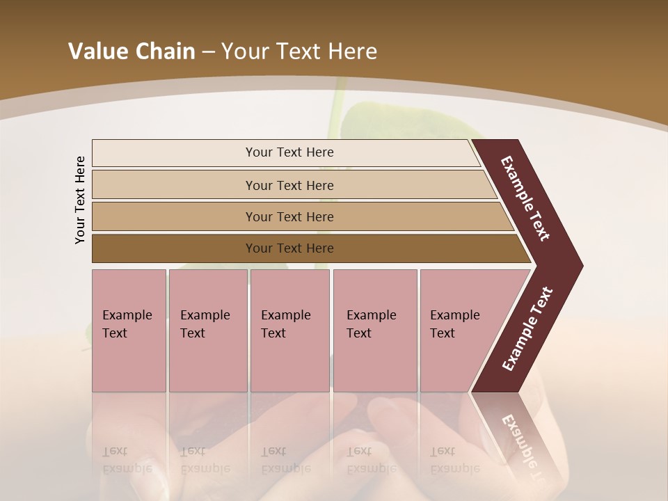 A Person Holding A Plant In Their Hands PowerPoint Template