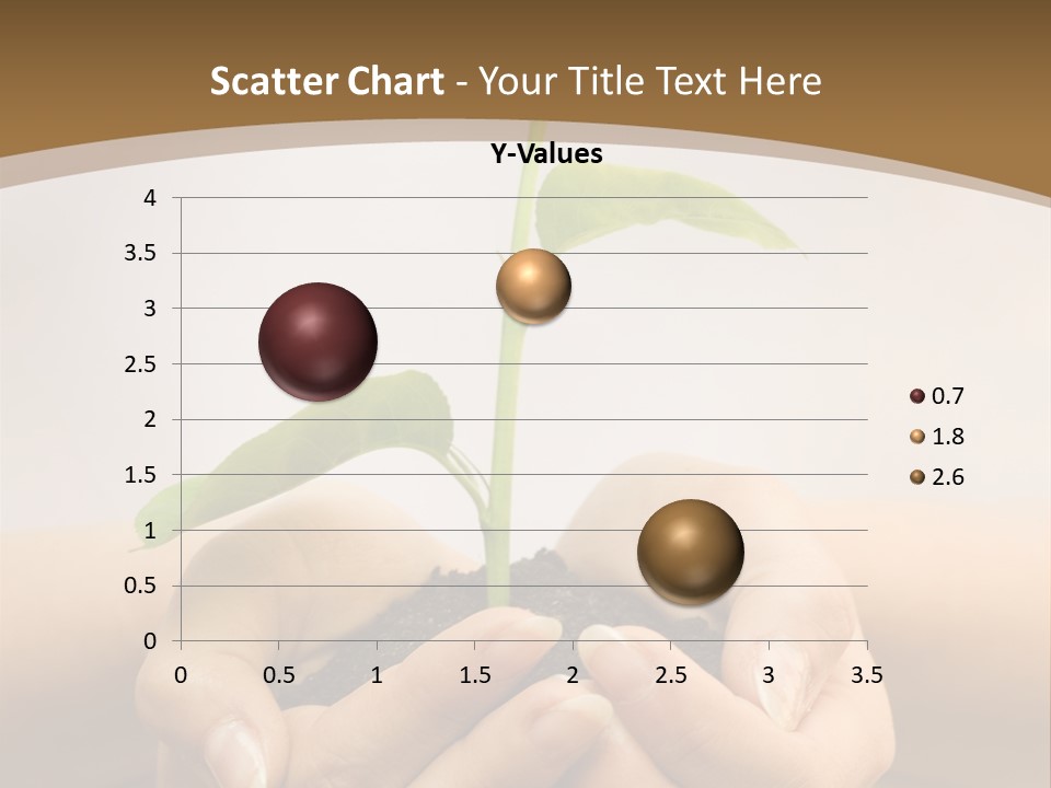 A Person Holding A Plant In Their Hands PowerPoint Template