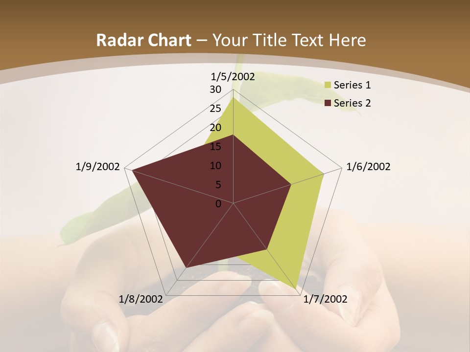 A Person Holding A Plant In Their Hands PowerPoint Template