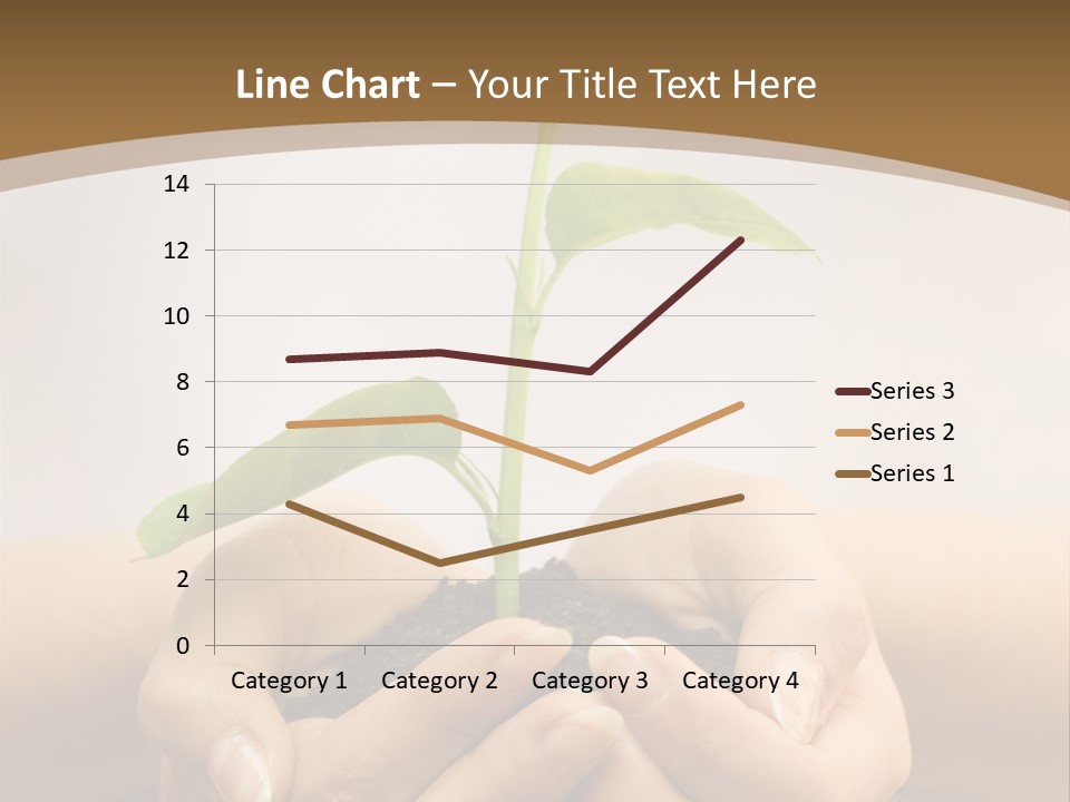 A Person Holding A Plant In Their Hands PowerPoint Template