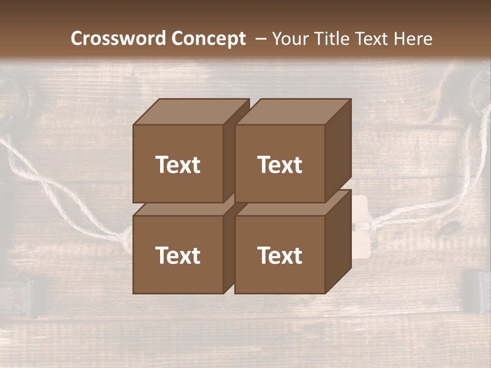 A Wooden Wall With Two Keys And A Tag On It PowerPoint Template