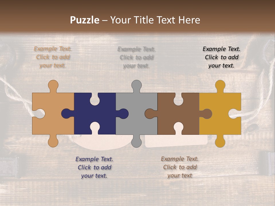 A Wooden Wall With Two Keys And A Tag On It PowerPoint Template