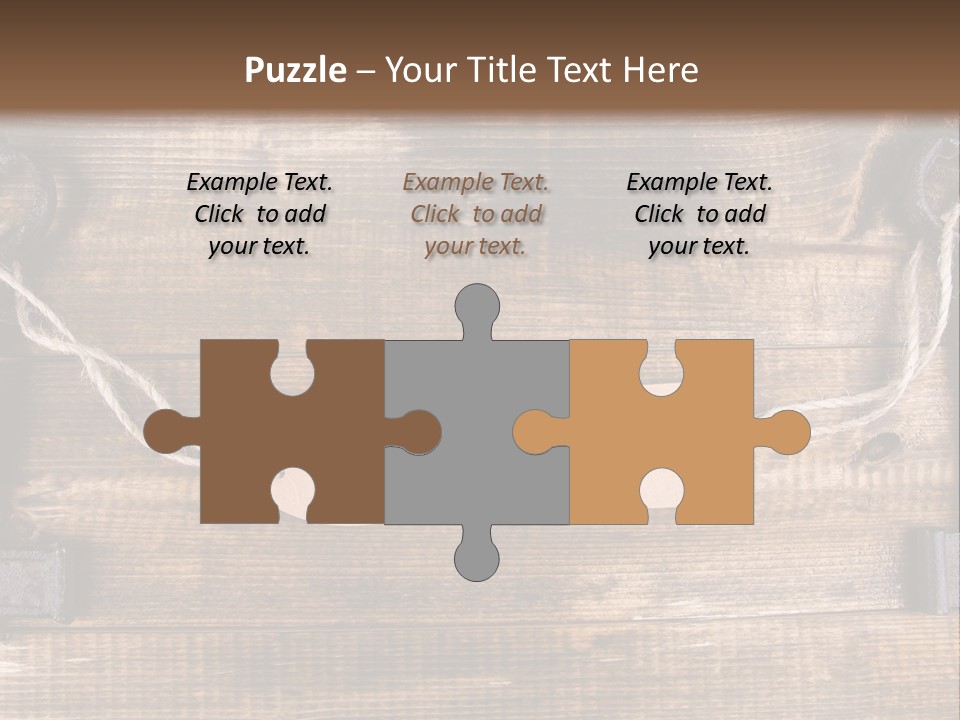 A Wooden Wall With Two Keys And A Tag On It PowerPoint Template