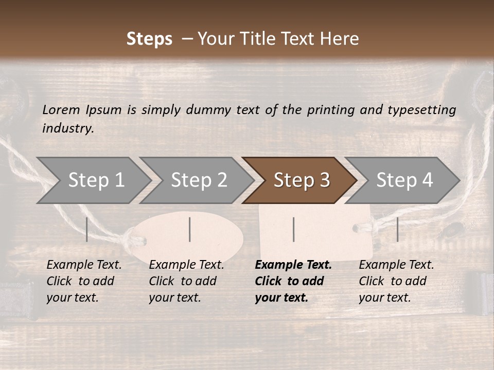 A Wooden Wall With Two Keys And A Tag On It PowerPoint Template