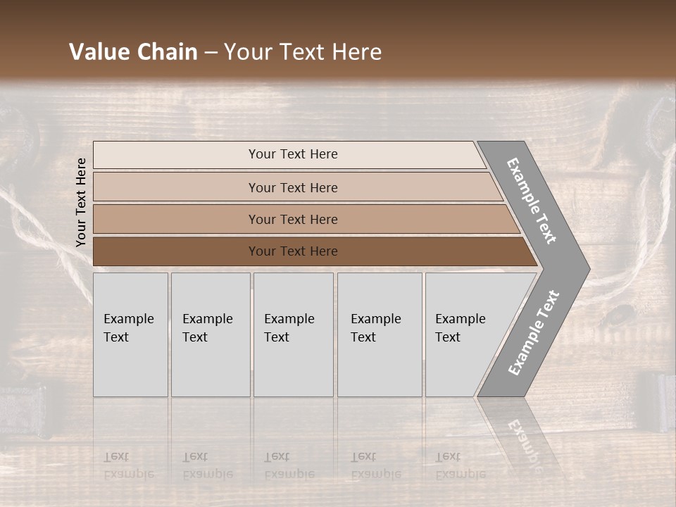 A Wooden Wall With Two Keys And A Tag On It PowerPoint Template