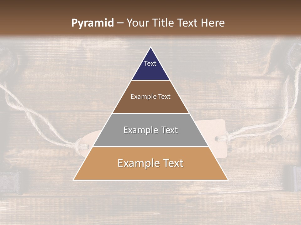 A Wooden Wall With Two Keys And A Tag On It PowerPoint Template