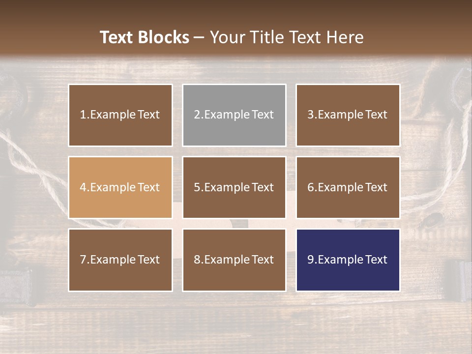 A Wooden Wall With Two Keys And A Tag On It PowerPoint Template