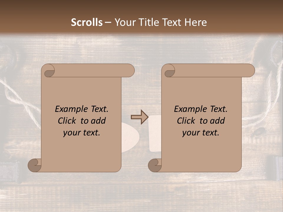 A Wooden Wall With Two Keys And A Tag On It PowerPoint Template