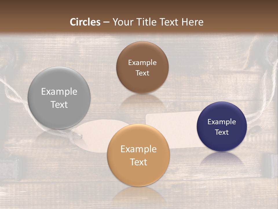 A Wooden Wall With Two Keys And A Tag On It PowerPoint Template