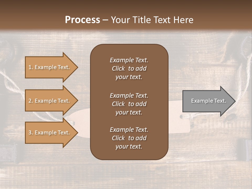 A Wooden Wall With Two Keys And A Tag On It PowerPoint Template