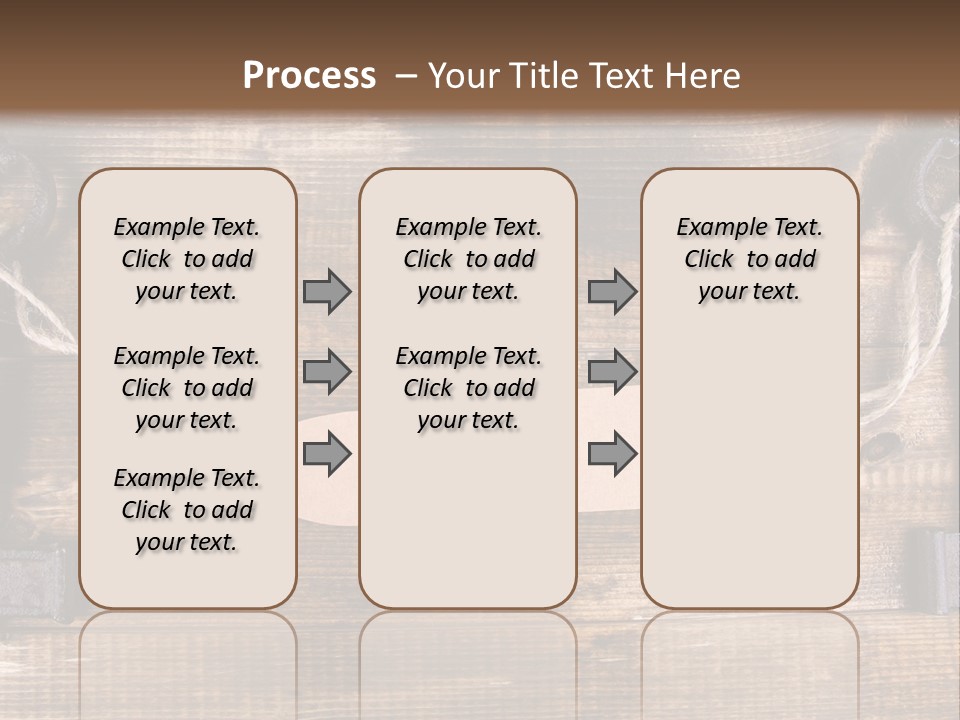 A Wooden Wall With Two Keys And A Tag On It PowerPoint Template